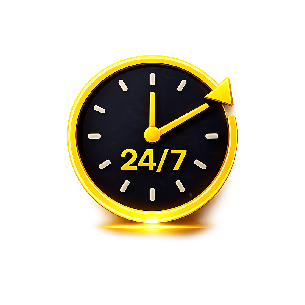 24-7 emergency response service availability